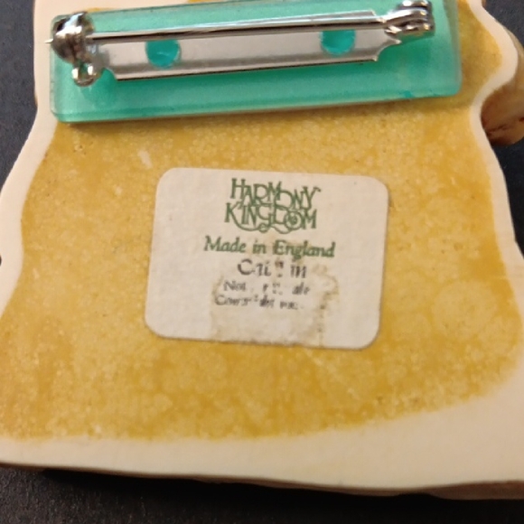 VTG Harmony Kingdom Three Cats Collector Pin Brooch - Picture 4 of 4